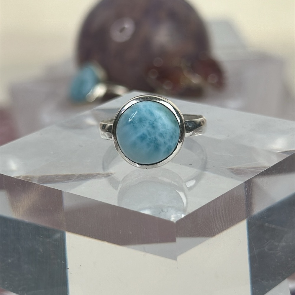 Larimar Ring Size 8 - image 4